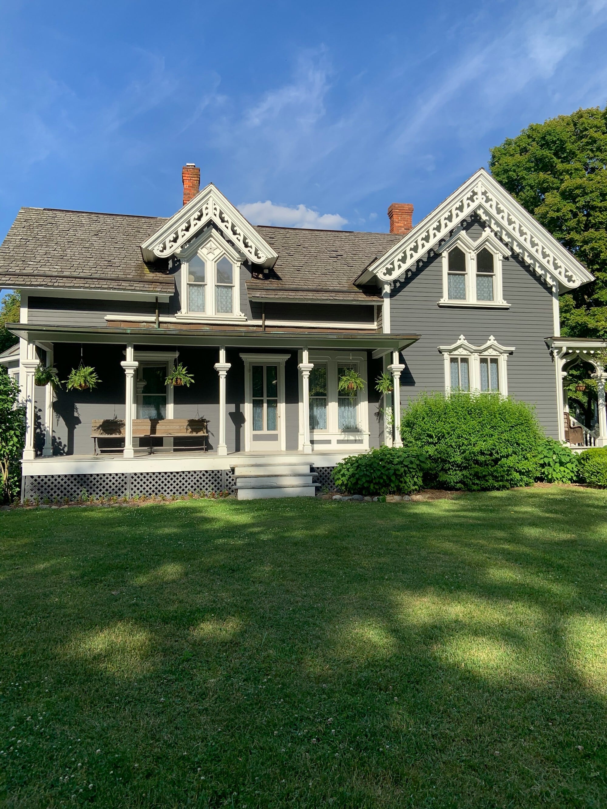 The front of the house in Princeton, NJ.